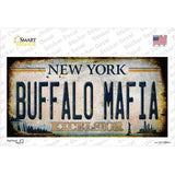 Buffalo Mafia Excelsior New York Rusty Novelty Sticker Decal