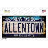 Allentown NY Blue Rusty Novelty Sticker Decal