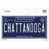 Chattanooga Tennessee Blue Novelty Sticker Decal