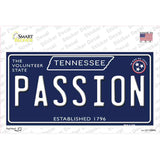 Passion Tennessee Blue Novelty Sticker Decal