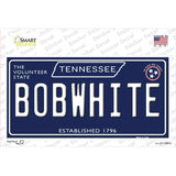 Bob White Tennessee Blue Novelty Sticker Decal