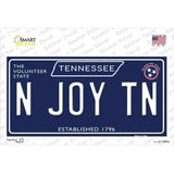 N Joy TN Tennessee Blue Novelty Sticker Decal