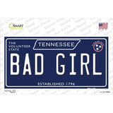 Bad Girl Tennessee Blue Novelty Sticker Decal