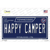 Happy Camper Tennessee Blue Novelty Sticker Decal