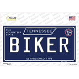 Biker Tennessee Blue Novelty Sticker Decal