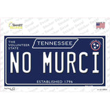 No Murci Tennessee Blue Novelty Sticker Decal
