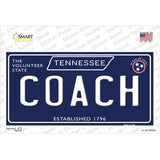 Coach Tennessee Blue Novelty Sticker Decal