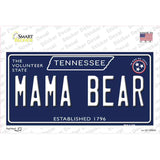 Mama Bear Tennessee Blue Novelty Sticker Decal
