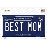 Best Mom Tennessee Blue Novelty Sticker Decal