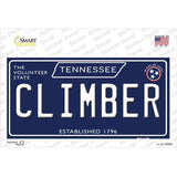 Climber Tennessee Blue Novelty Sticker Decal
