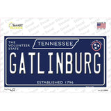 Gatlinburg Tennessee Blue Novelty Sticker Decal