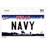 Texas Navy Novelty Sticker Decal
