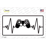 Video Games Heart Beat Novelty Sticker Decal