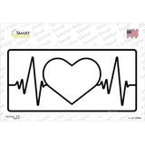 Love Heart Beat Novelty Sticker Decal