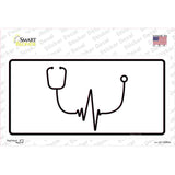 Stethoscope Heart Beat Novelty Sticker Decal