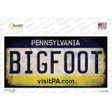 Bigfoot Pennsylvania Novelty Sticker Decal