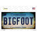 Bigfoot Connecticut Novelty Sticker Decal