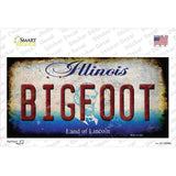 Bigfoot Illinois Novelty Sticker Decal