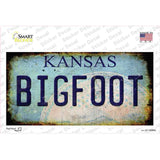 Bigfoot Kansas Novelty Sticker Decal