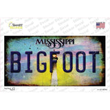 Bigfoot Mississippi Novelty Sticker Decal