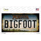 Bigfoot Montana Novelty Sticker Decal
