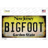 Bigfoot New Jersey Novelty Sticker Decal