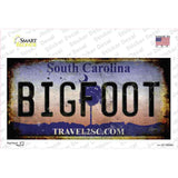Bigfoot South Carolina Novelty Sticker Decal