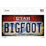 Bigfoot Utah Novelty Sticker Decal