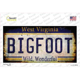 Bigfoot West Virginia Novelty Sticker Decal