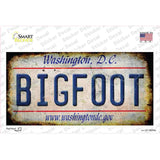 Bigfoot Washington DC Novelty Sticker Decal