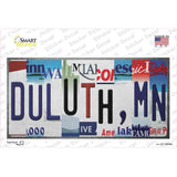 Duluth MN Strip Art Novelty Sticker Decal