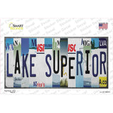 Lake Superior Strip Art Novelty Sticker Decal