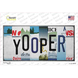 Yooper Strip Art Novelty Sticker Decal