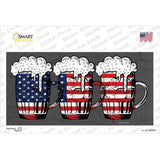 Three Beers America Novelty Sticker Decal