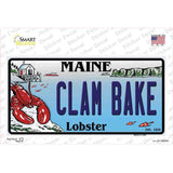 Clam Bake Maine Lobster Novelty Sticker Decal