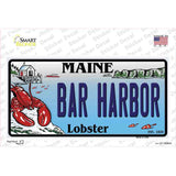 Bar Harbor Maine Lobster Novelty Sticker Decal