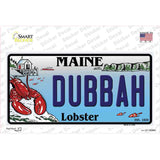 Dubbah Maine Lobster Novelty Sticker Decal