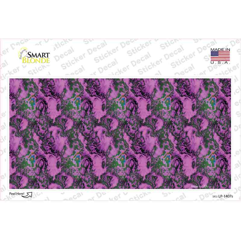 Purple Vortex Novelty Sticker Decal