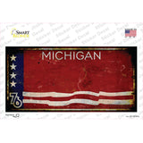 Rusty Michigan Bicentennial 76 Novelty Sticker Decal