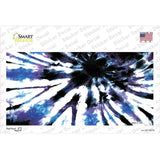 Purple Blue Tie-Dye Novelty Sticker Decal