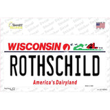 Rothschild Wisconsin Novelty Sticker Decal