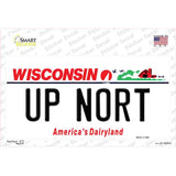 Up Nort Wisconsin Novelty Sticker Decal