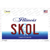 Skol Illinois Novelty Sticker Decal