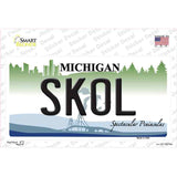 Skol Michigan Novelty Sticker Decal