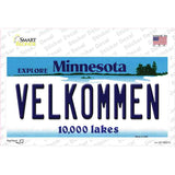 Velkommen Minnesota Novelty Sticker Decal