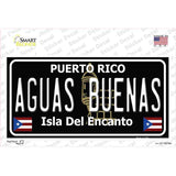 Aguas Buenas Puerto Rico Black Novelty Sticker Decal