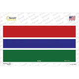 Gambia Flag Novelty Sticker Decal