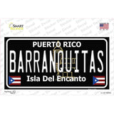 Barranquitas Puerto Rico Black Novelty Sticker Decal