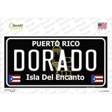 Dorado Puerto Rico Black Novelty Sticker Decal