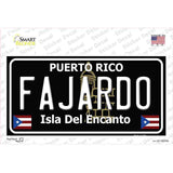 Fajardo Puerto Rico Black Novelty Sticker Decal